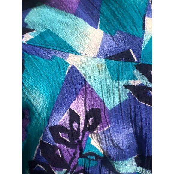 Vintage Laura's Janine Lett Petite COLLECTION 100% rayon blazer - Picture 8 of 10